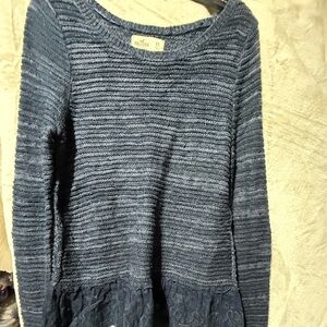 Women's Blue Sweater Hollister